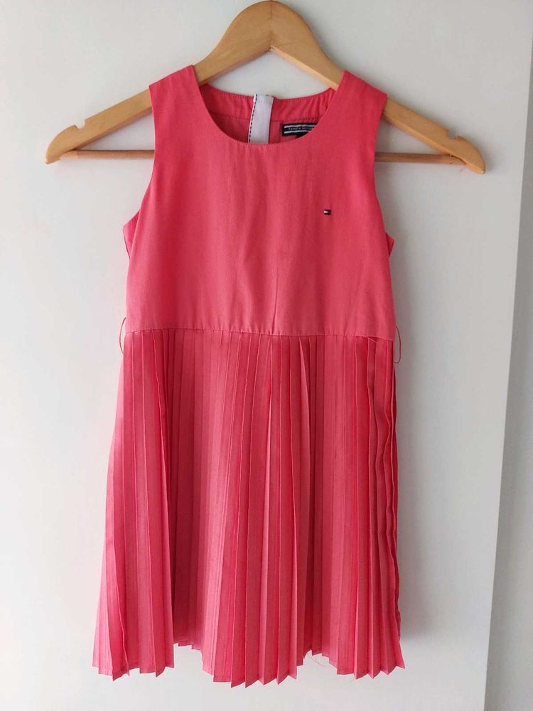 Red Tommy Hilfiger Girls Dress