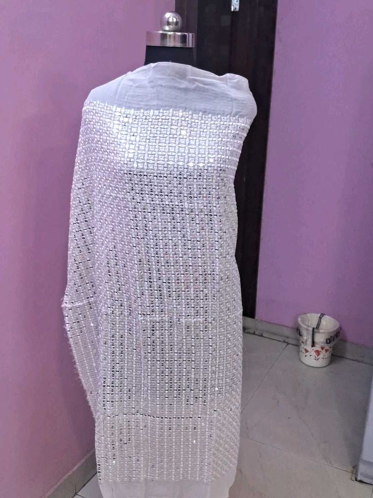 Embroidered Dress Material 1 Mtr