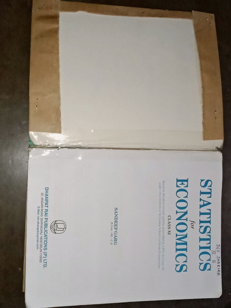 Statistics 11th By Sandeep Garg