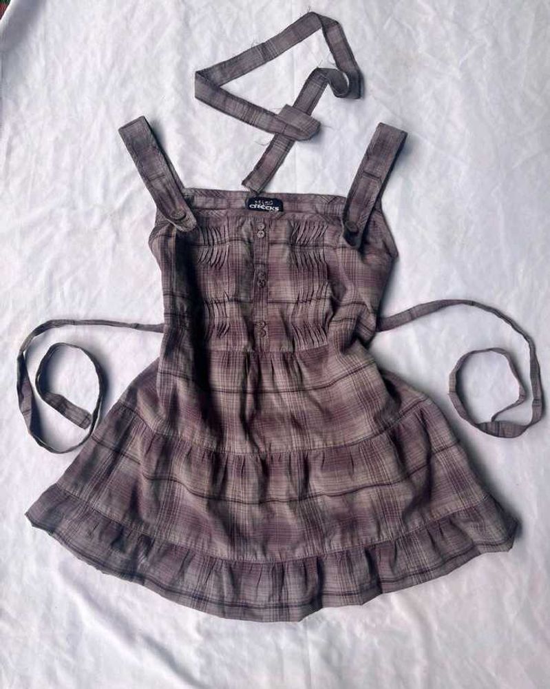 Cute Plaid Mini Dress