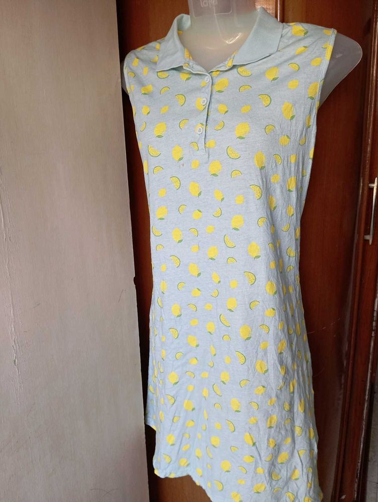 Lemon Print Dress