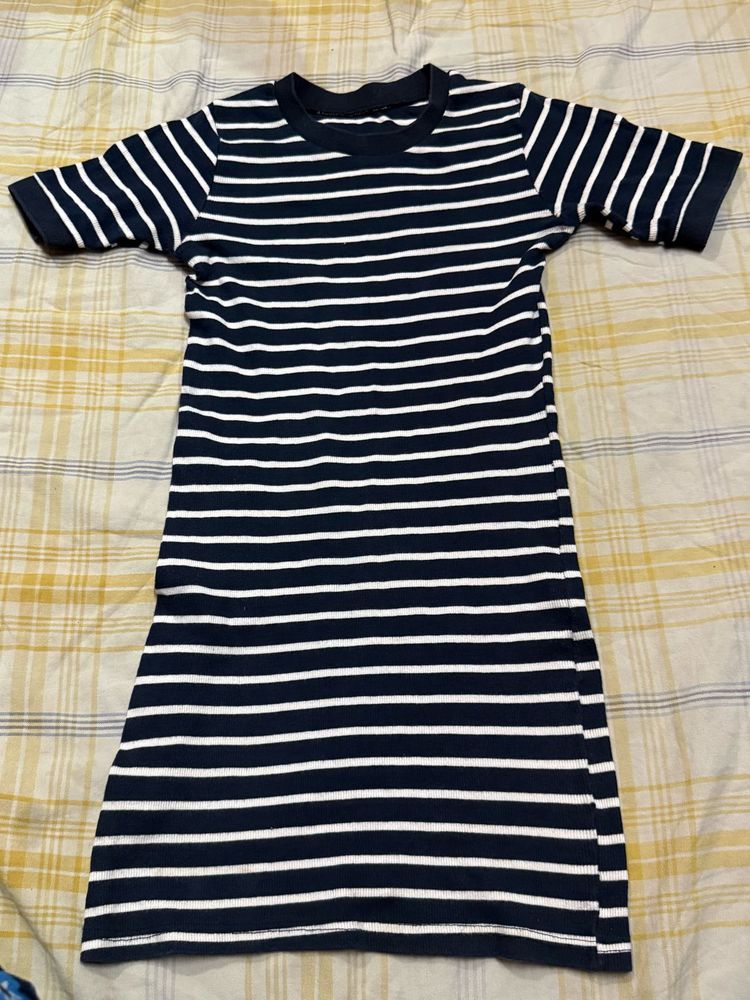 Striped T-Shirt Dress