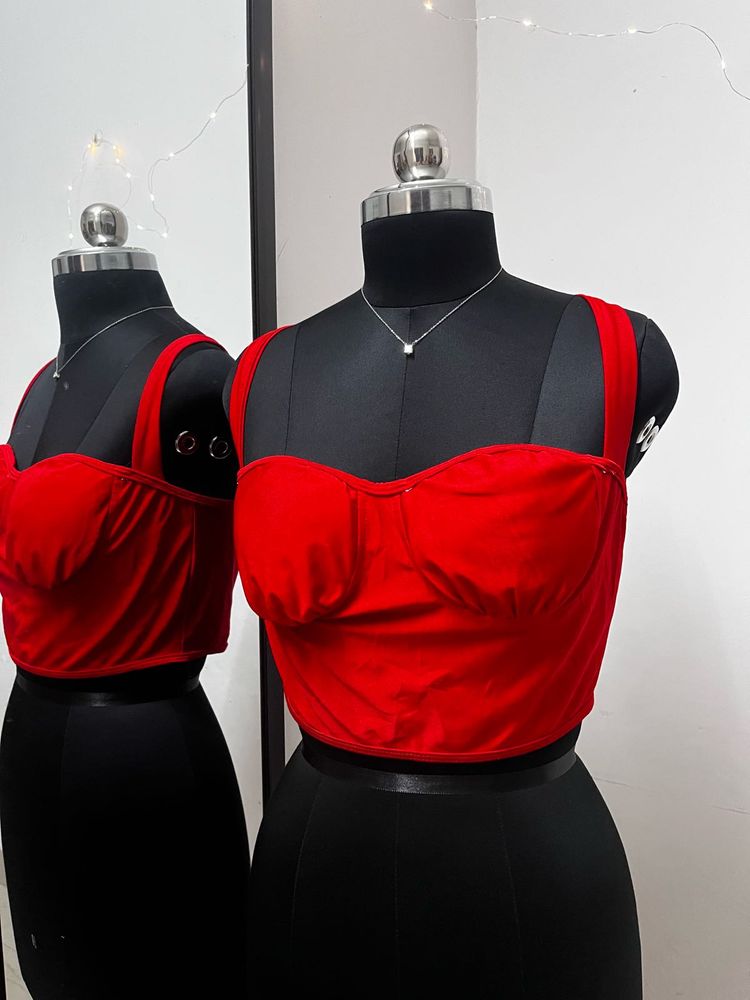 Red Padded Top