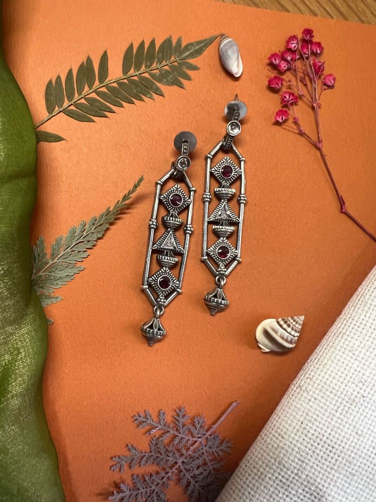 Vintage Silver Dangle Earrings