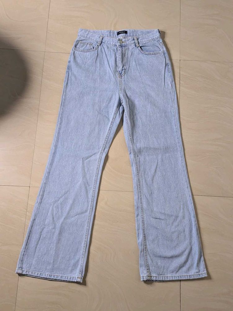 Light Blue Flared Jeans