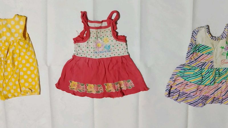 Baby Girl Dresses - Bundle of 3
