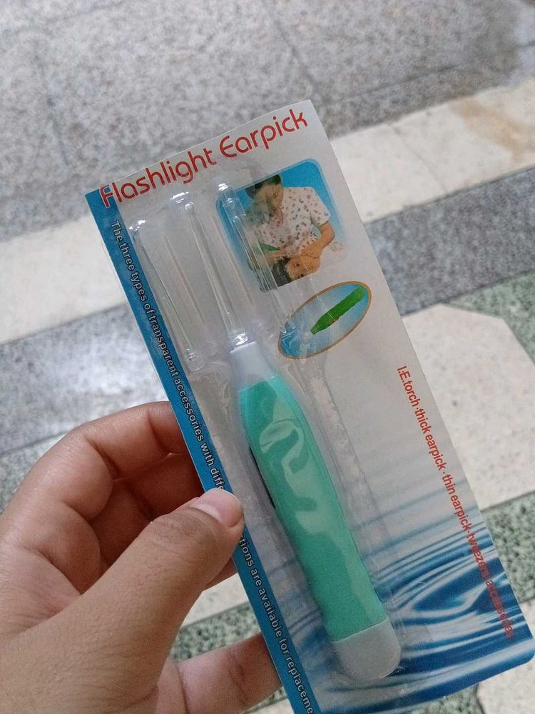 Flashlight Earpick Ear Wax Removal Tool