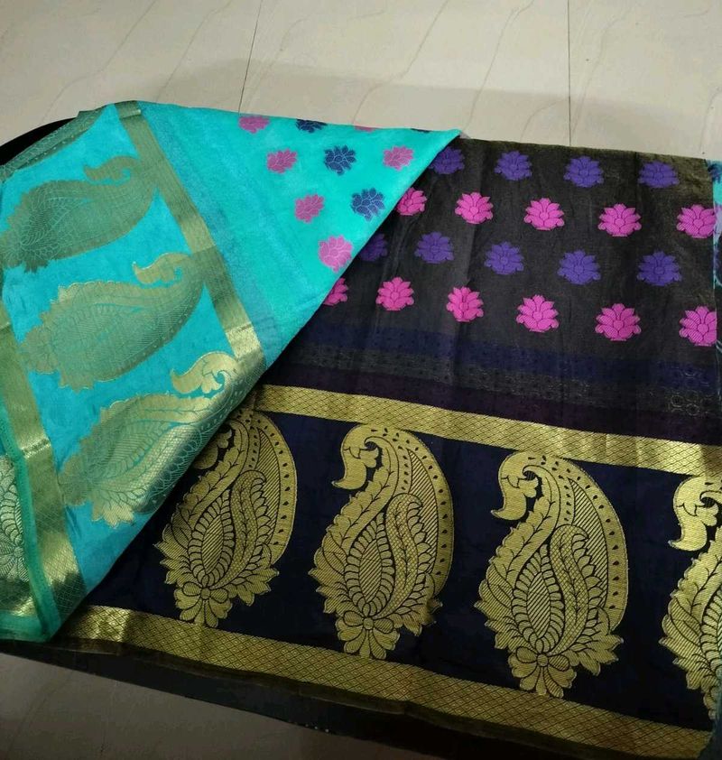 Festive Wear Dual Colour Saree