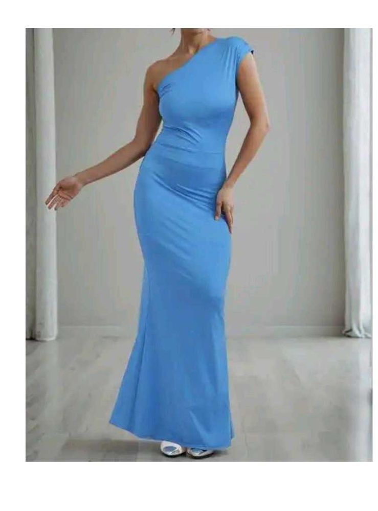 Elegant One-Shoulder Maxi Dress