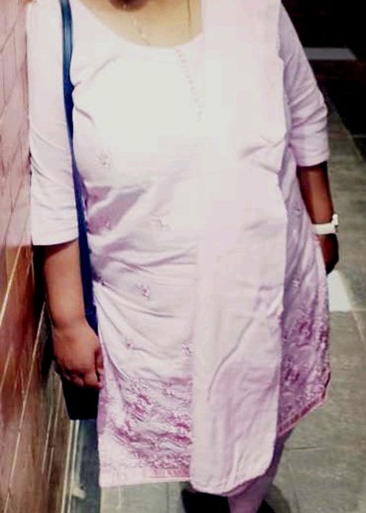 Baby Pink Kurti