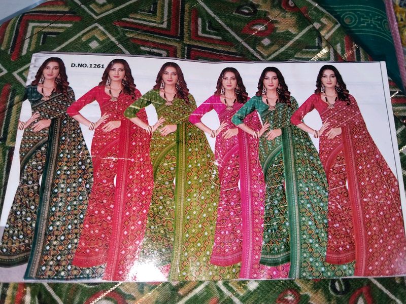 Pick Any 1 One Saree ₹550