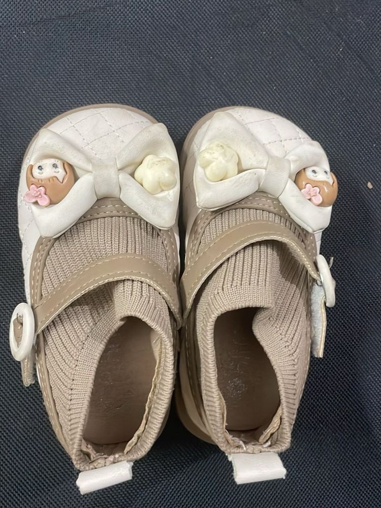 Cute Off White Imported Sandals