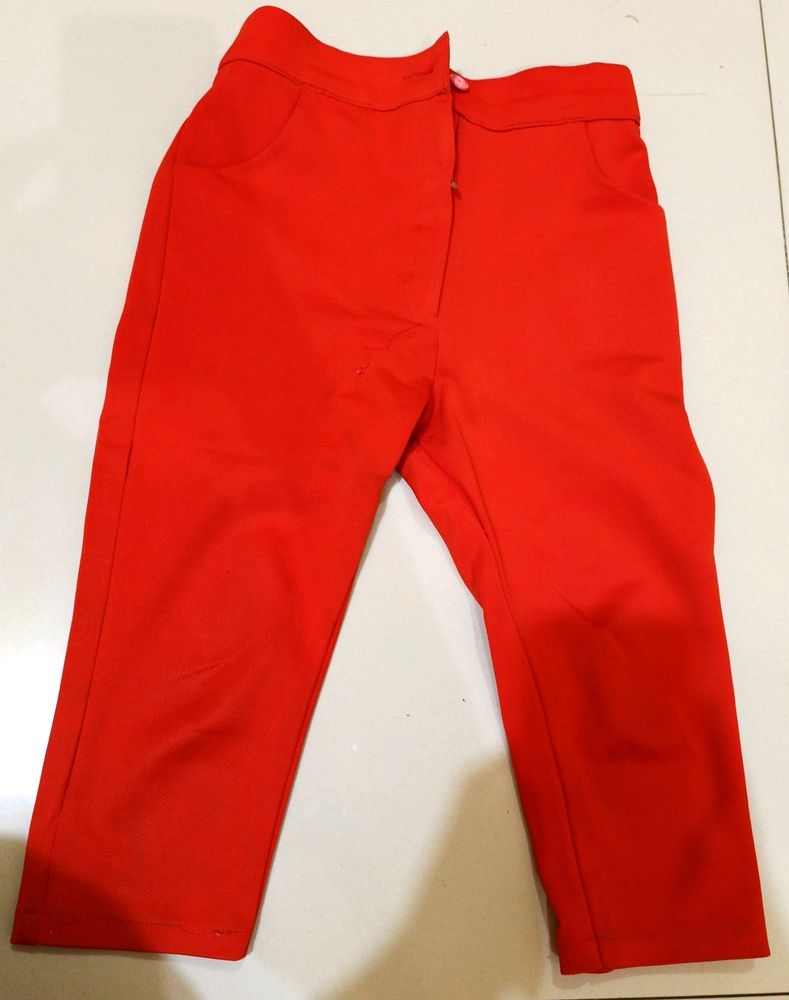 red pants for girls (4-5 years)