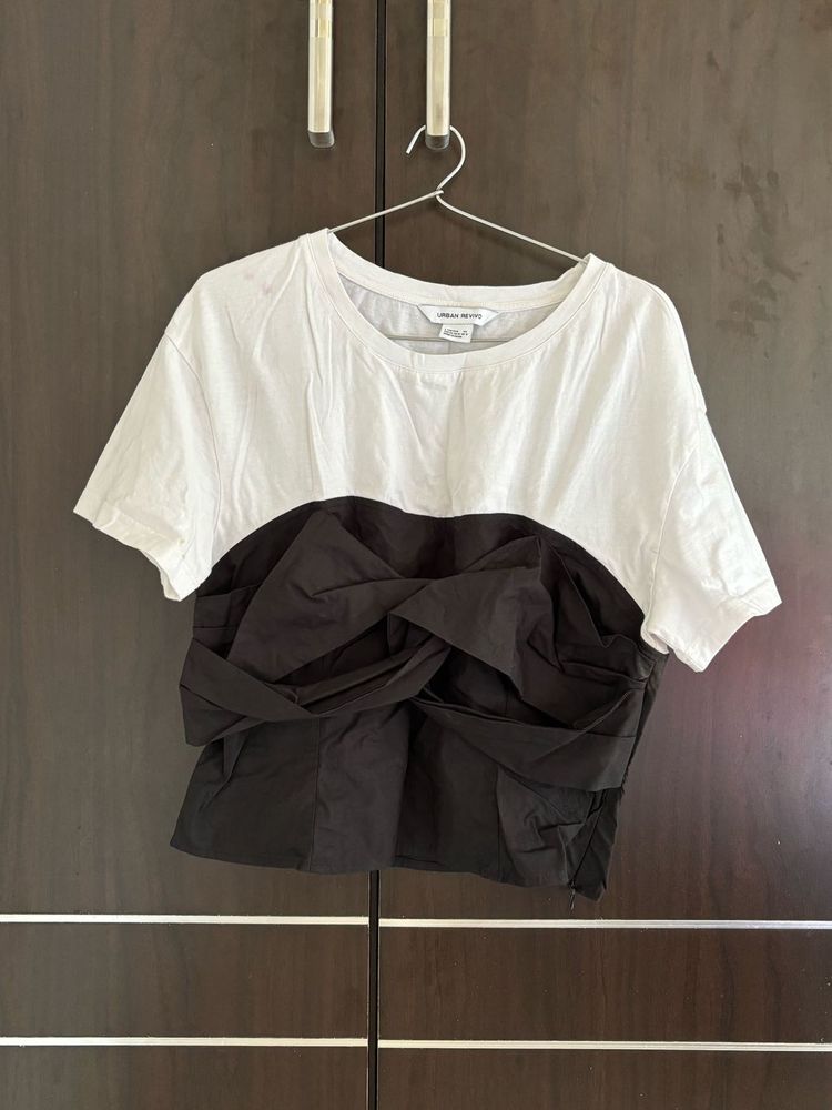 Urban Revivo Two-Tone Top
