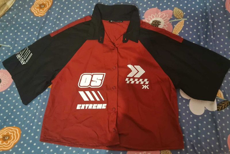Oversized Racer Shirt(unisex)