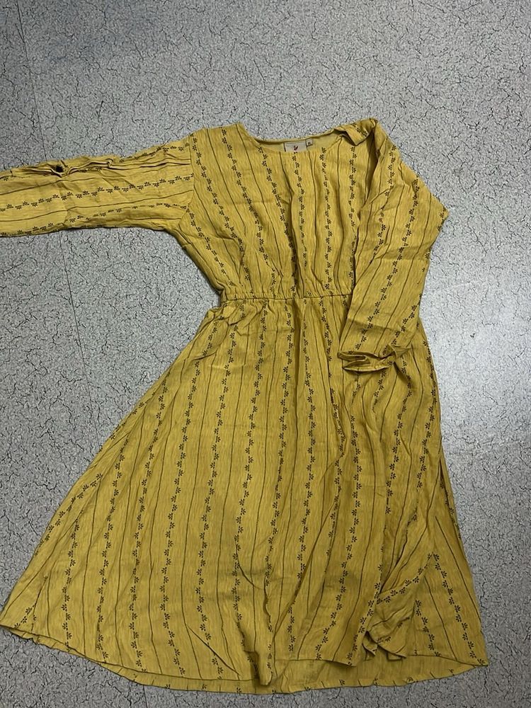 Yellow Striped Dress