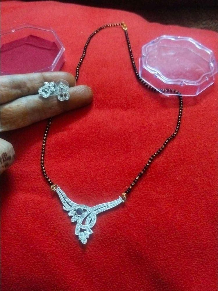 Elegant Mangalsutra Necklace Set
