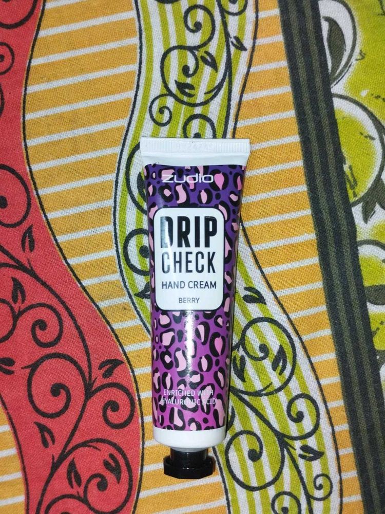 Zudio Drip Check Hand Cream