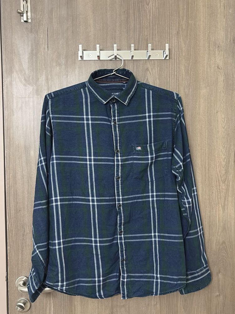 Monte Carlo plaid Check Shirt - M