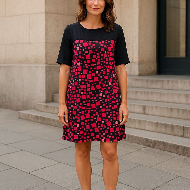 Anne Klein Printed Dress