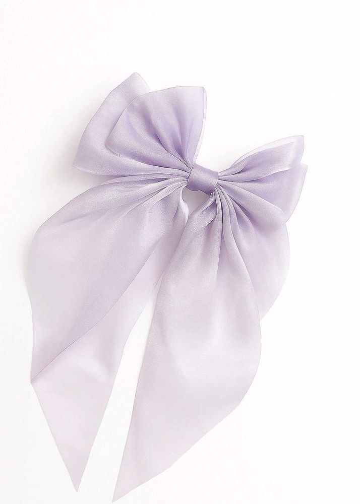 Lilac Organza Hair Bow