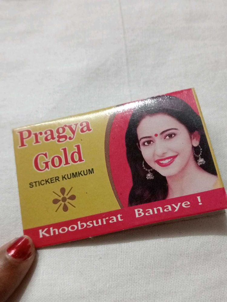 Pragya Gold Sticker Kumkum