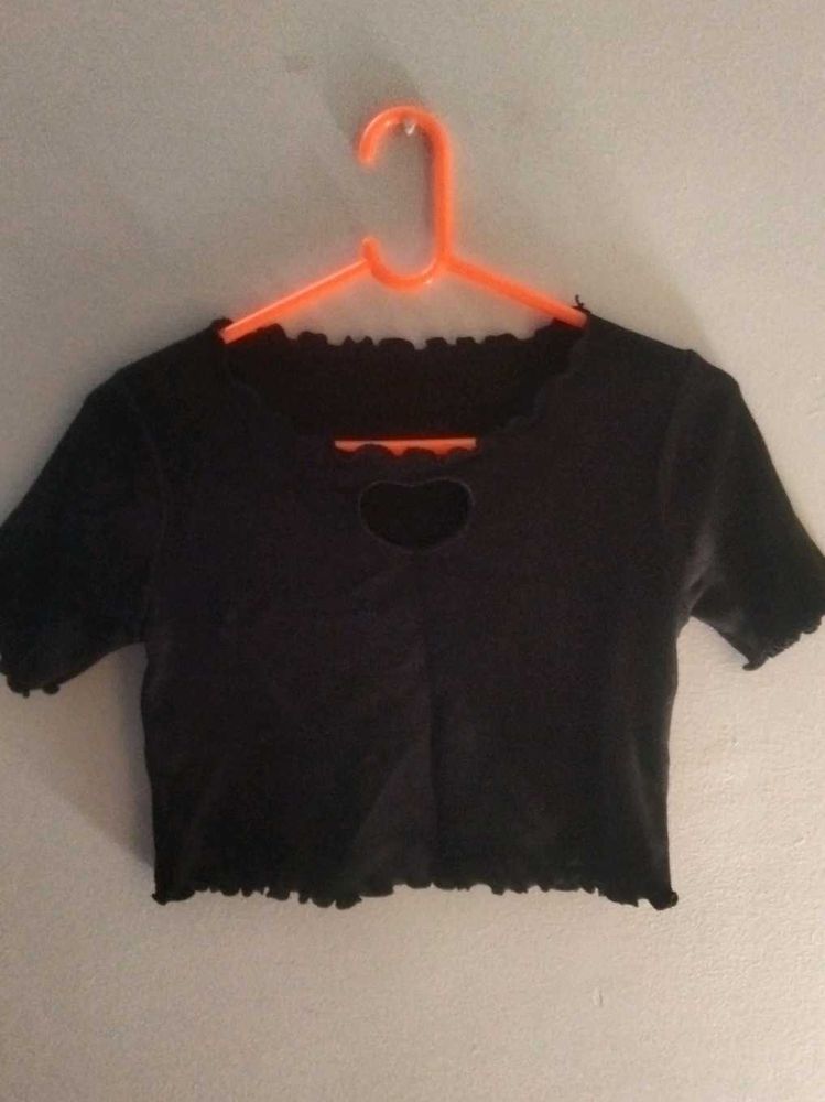 Black Crop Top