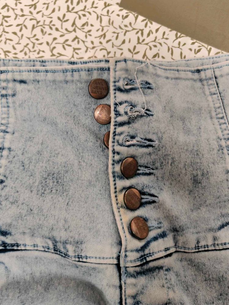 high waisted Denim jeans