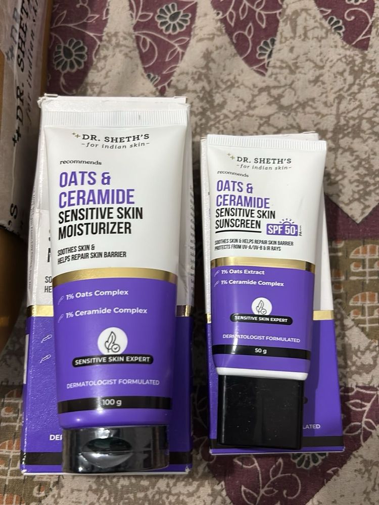 COMBO SEALED! Moisturizer + Sunscreen