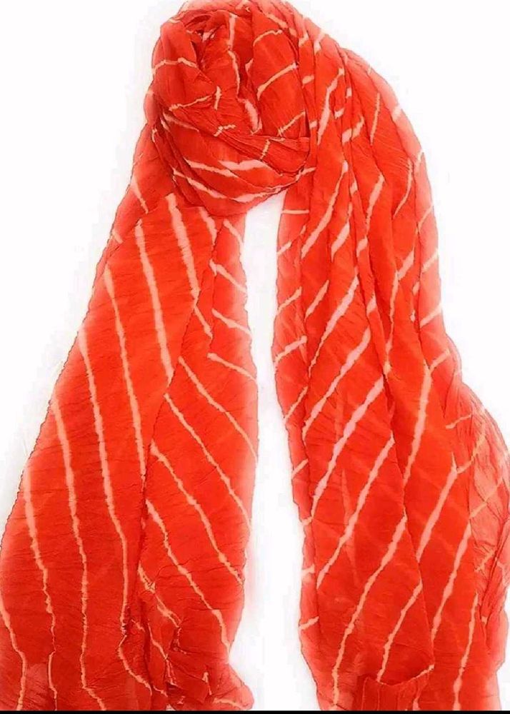 Striped Barati Groom Pagdi/Turban Cloth 6.5 Meter