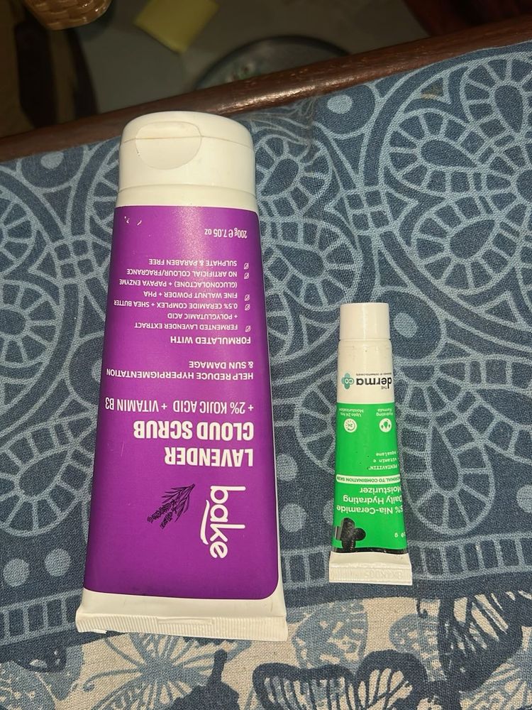 Bake Lavender Cloud Scrub &amp; Derma Moisturizer