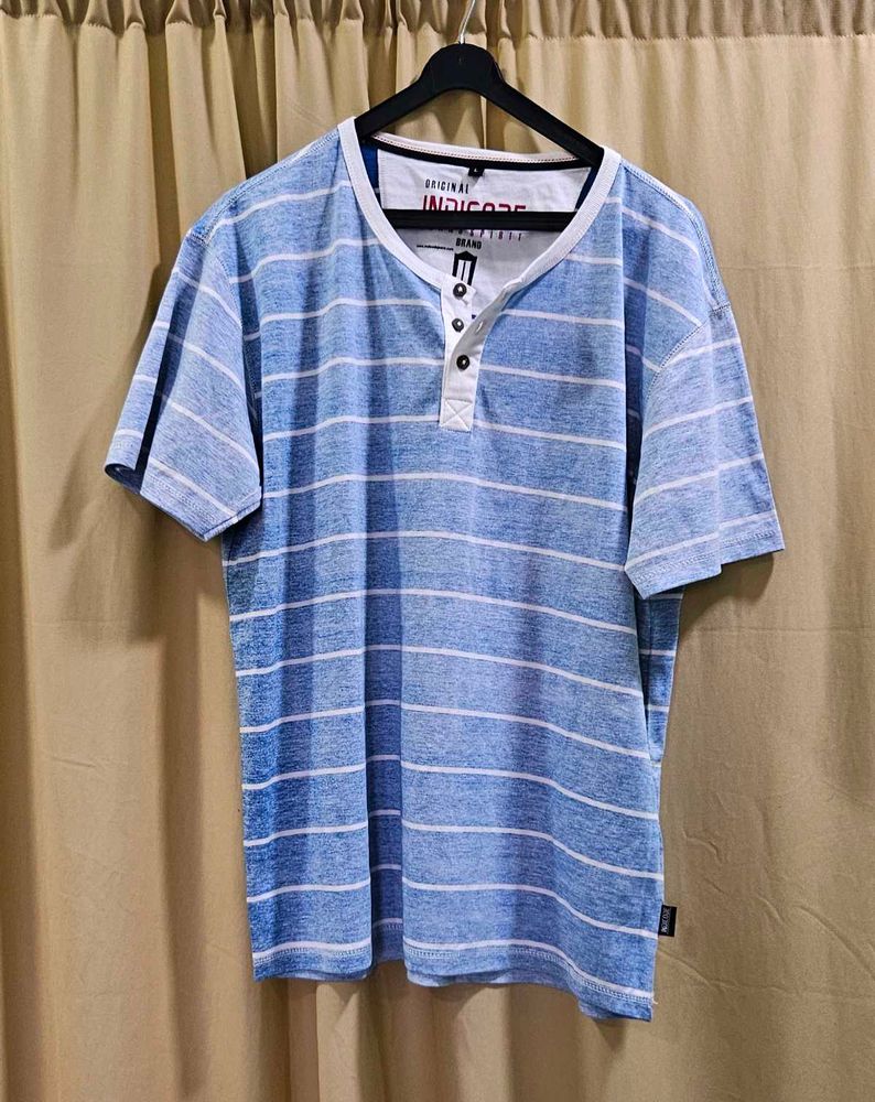 Striped IndigoCode T-Shirt