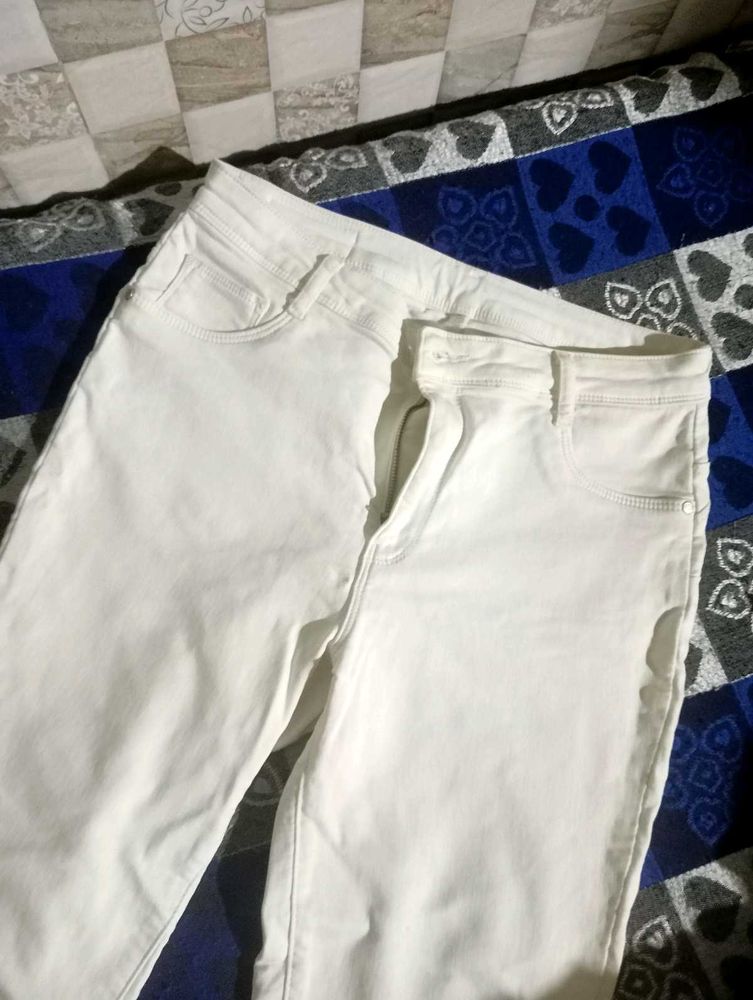 White Denim Jeans