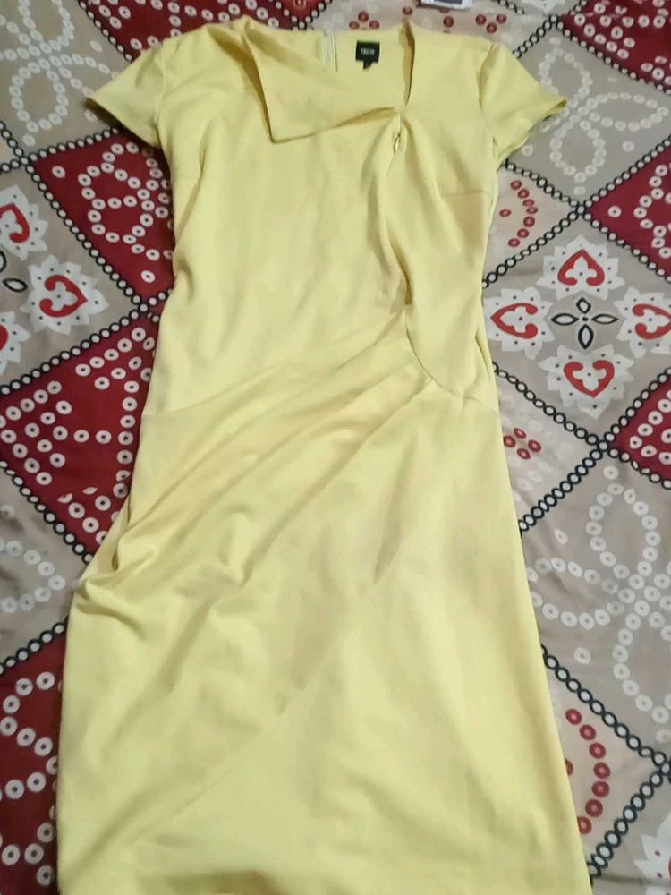 Yellow Casual Dress  for night out