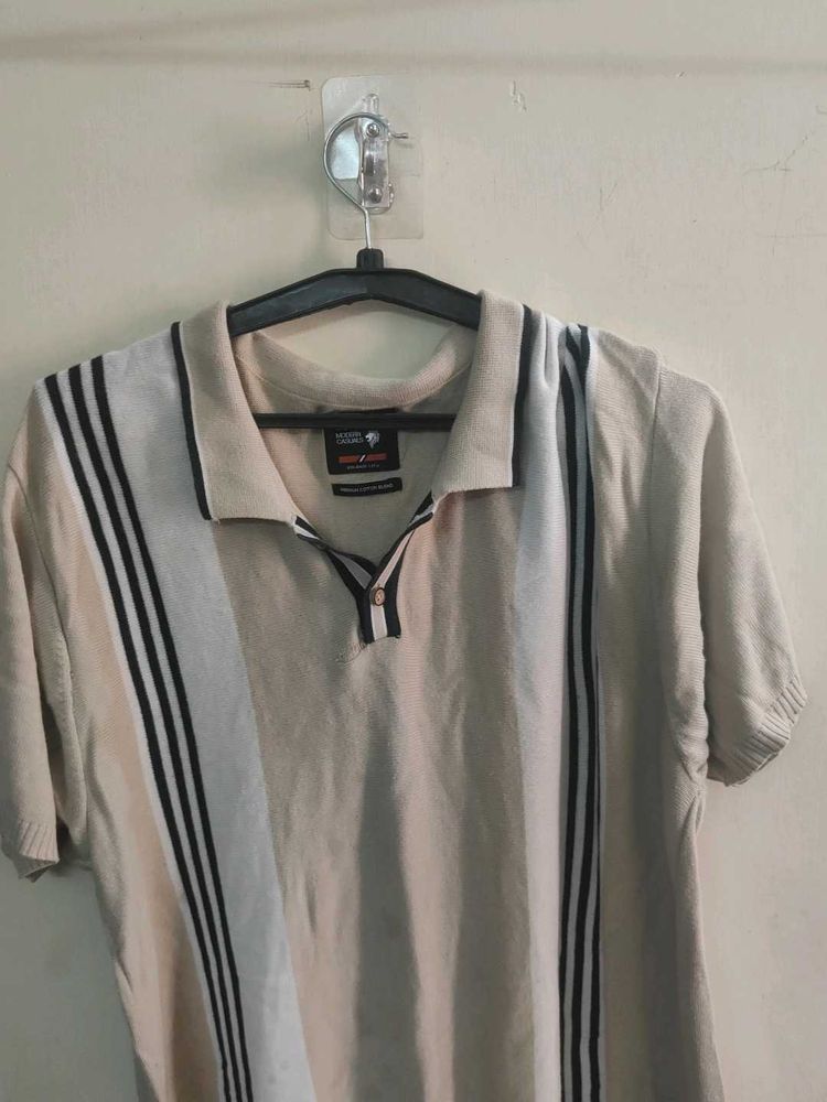 Old money Striped Polo Shirt