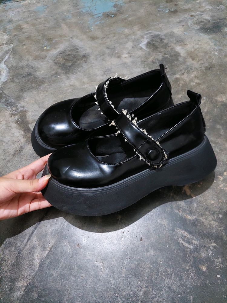Women Platform Mary Jane Shoes