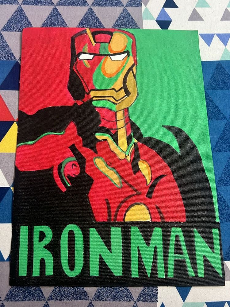 Iron Man Canvas Painting