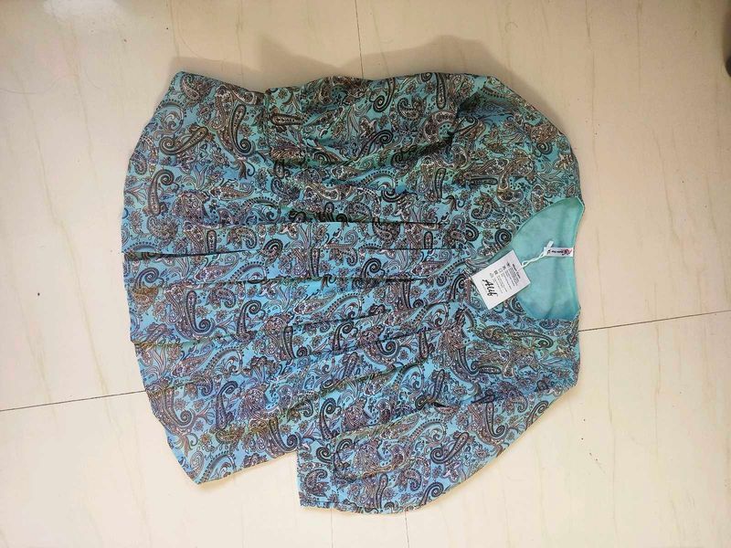 Paisley Print Top