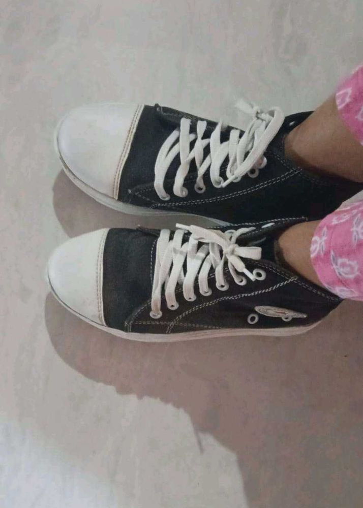 Used Black Sneakers