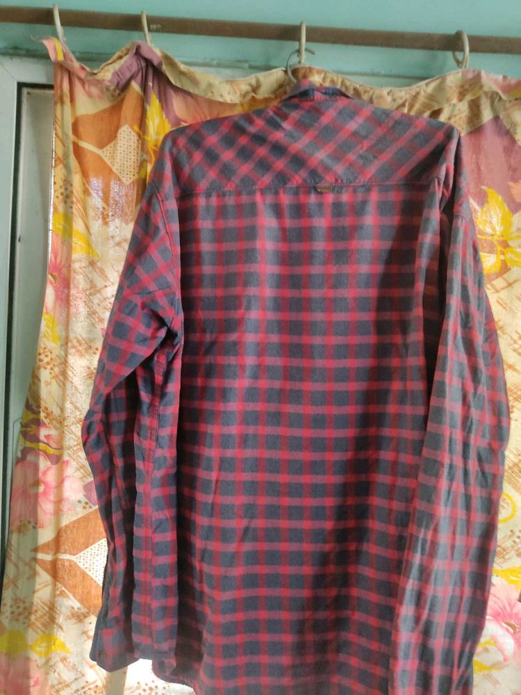 Checked Red Shirt