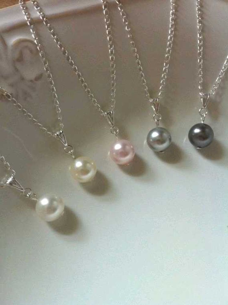Silver Necklace And Free Earring