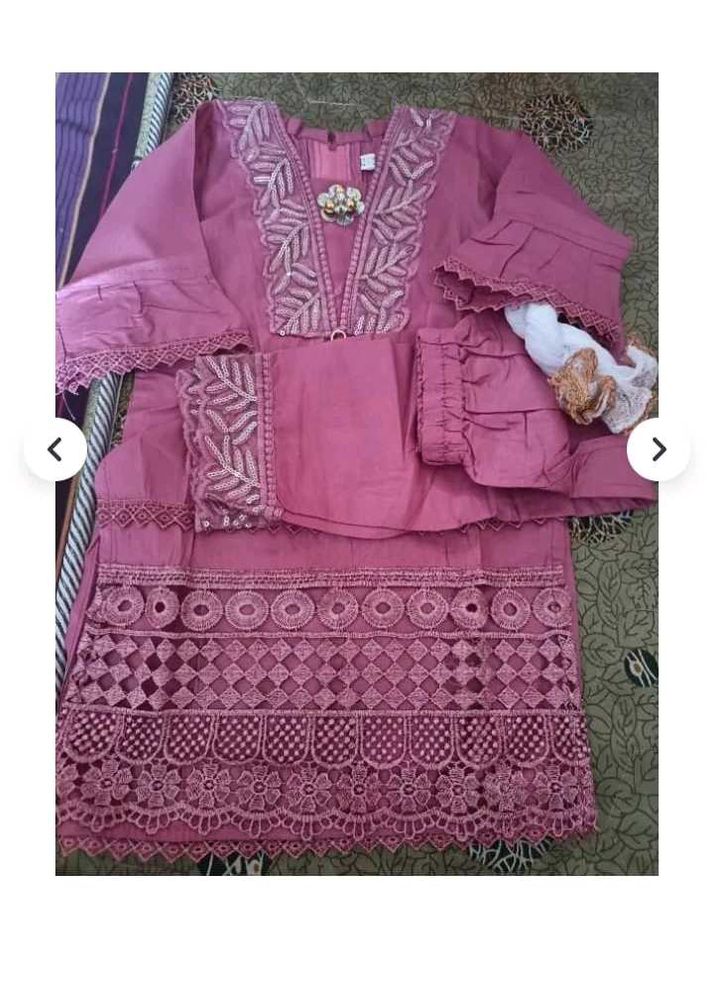 Embroidery Work Kurta Set