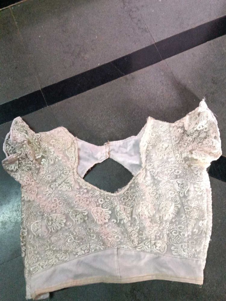 Elegant White Lace Blouse