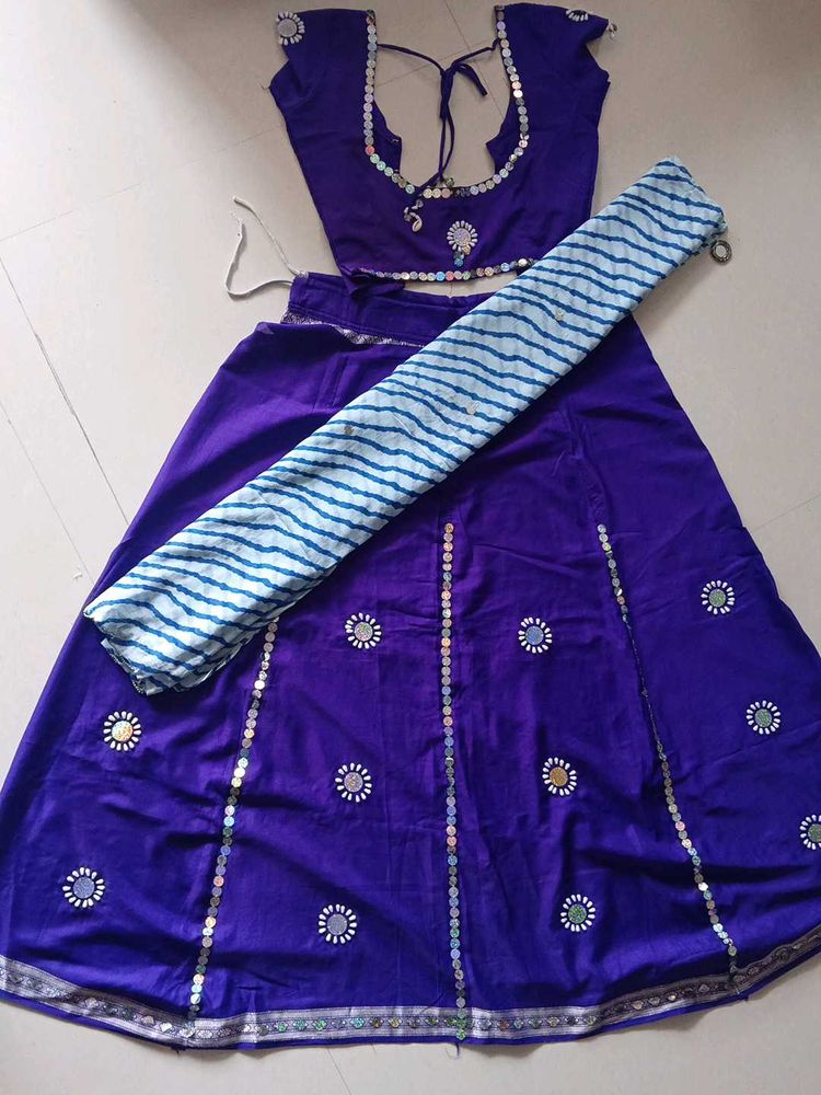 Purple Lehenga Choli Set