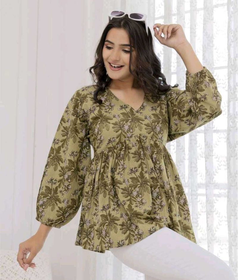 A  Froal Kurta Material For Office Outfit