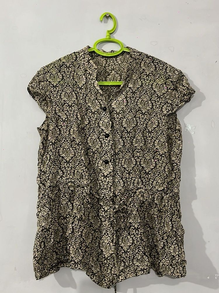 Patterned Blouse