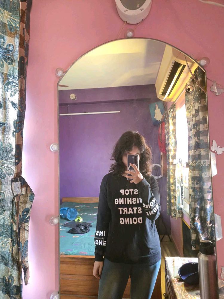 Black Casual Sweatshirt Max Brand
