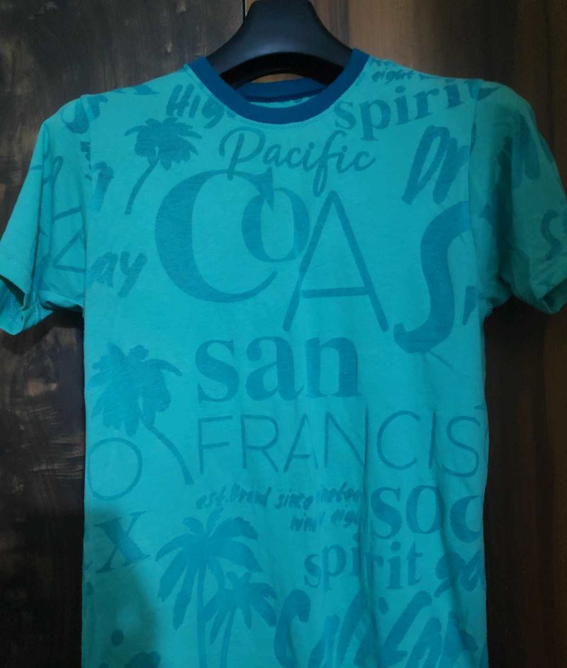 Teal Beach Tee