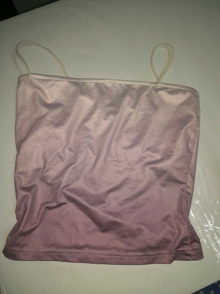 gradient crop top