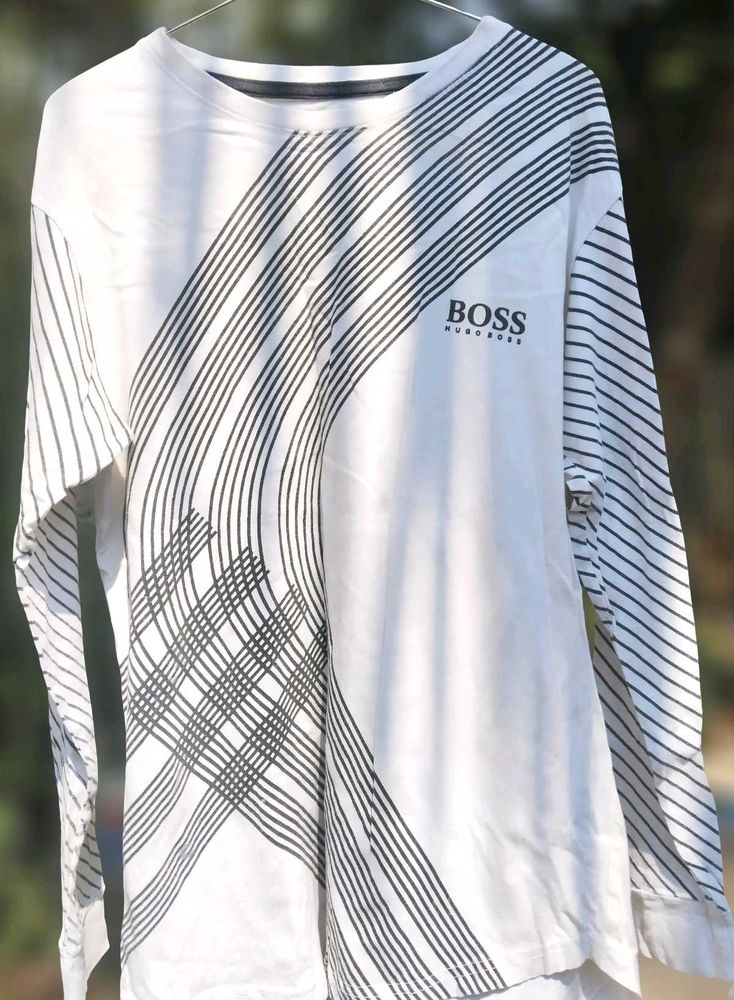 BOSS Long Sleeve Graphic Tee